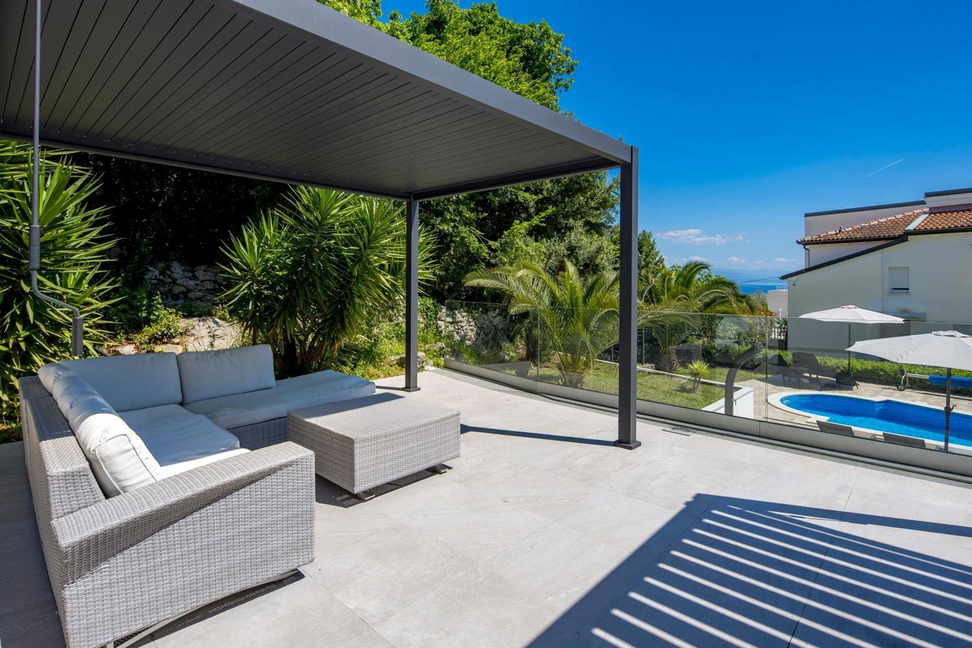 Villa Garden Apartment With Pool Opatija Exterior photo